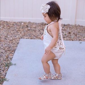 Small shop romper: boho bloomer (Etsy)